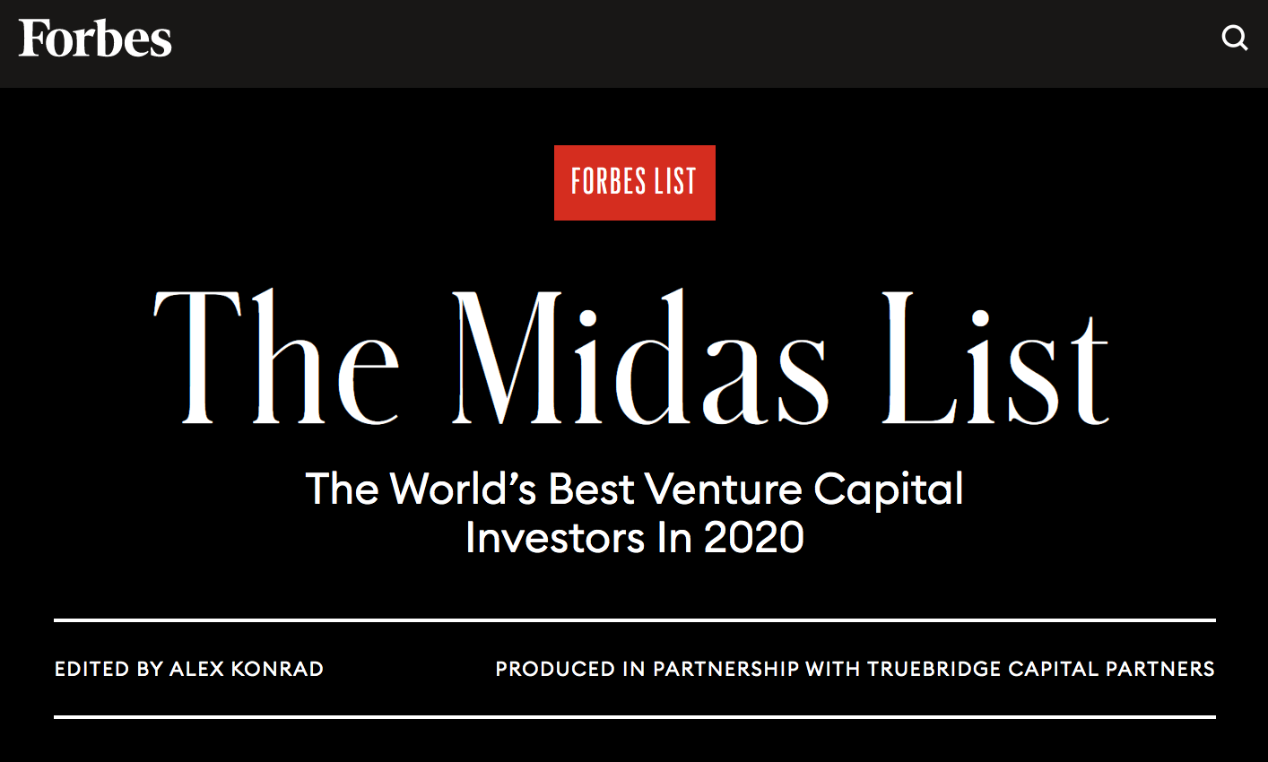 Come Watch the Midas List LIVE for Free at New New in Venture on May 27