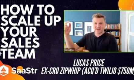 Hiring and Building a High-Performing Sales Team with Lucas Price, Former SVP of Sales at Zipwhip ($700m Sale to Twilio)