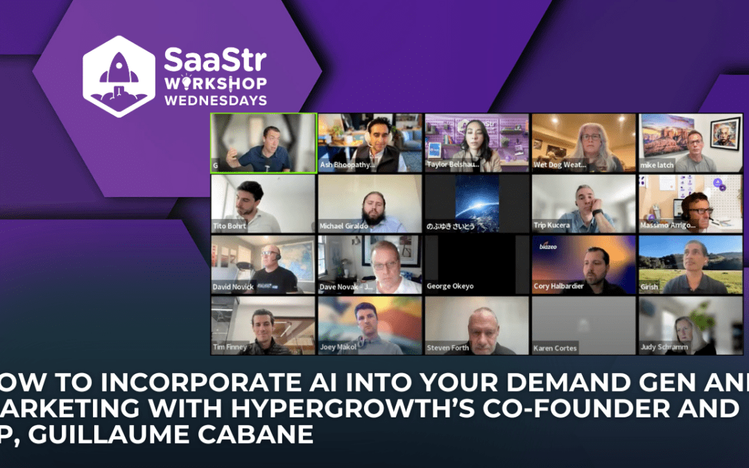 How to Incorporate AI Into Your Demand Gen and Marketing with Guillaume Cabane